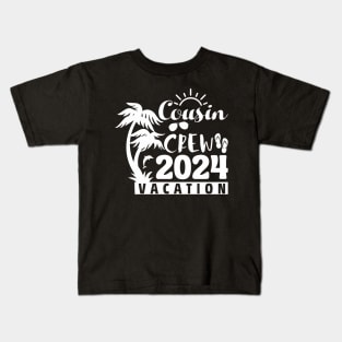 Cousin Crew 2024 Summer Vacation Beach Family Trips Matching Kids T-Shirt